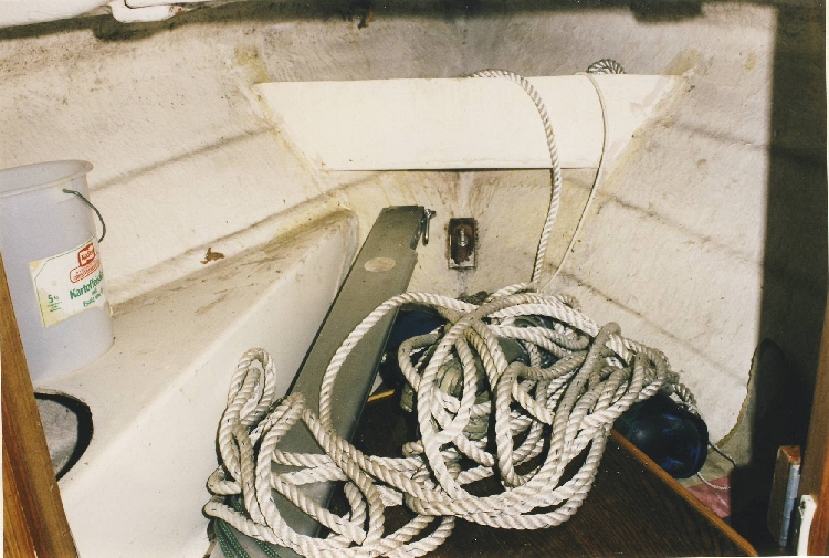 inside, bow with clinker-built hull