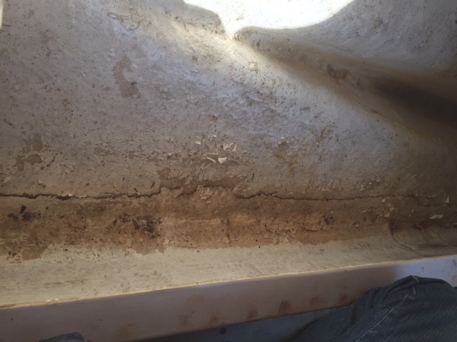 crack inside near bilge keel