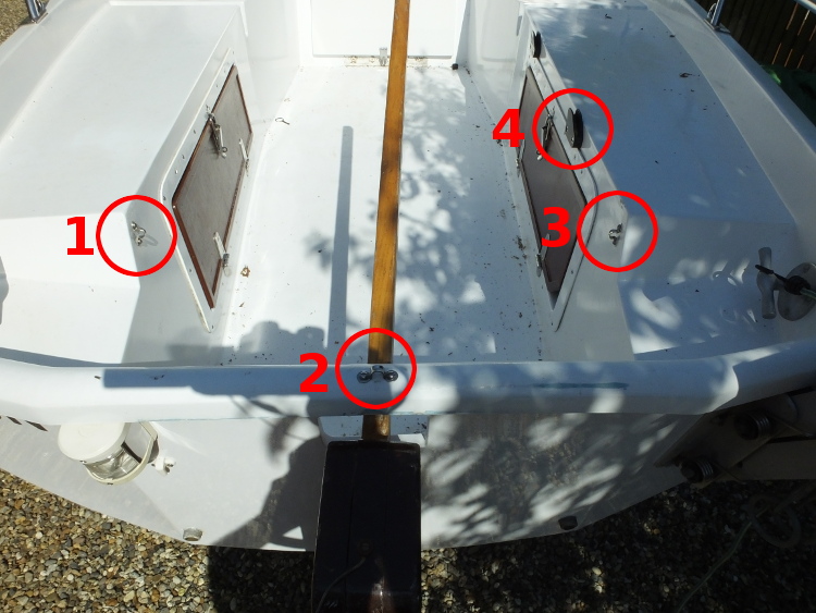 Main Sheet Anchorage Points